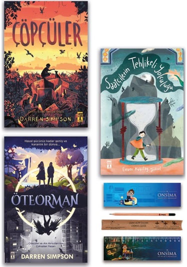 Genç Timaş Saatçilerin Tehlikeli Yolculuğu - Çöpçüler - Öteorman Set 3 Kitap