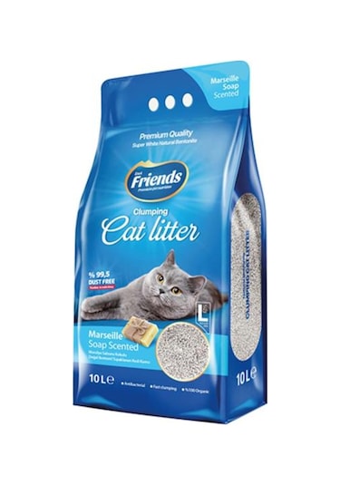 Friends Marsilya Sabunlu Kedi Kumu 10 Lt