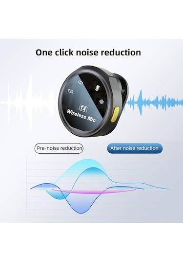 Didadodo 2.4g Kablosuz Mikrofon Seti - Klipsli, Gürültü Önleyici, Şarj Kutusu Dahil Akıllı Telefonlar İçin