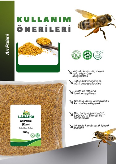 Arı Poleni 500g Kuru - Dried Bee Pollen 500g