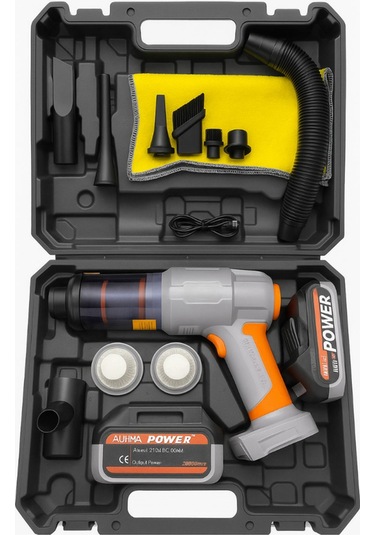 25,000mah Güçlü Emme+üfleme 20.000pa Yedek Batarya+filtre Argonomik Kullanışlı Araç İçi Süpürge