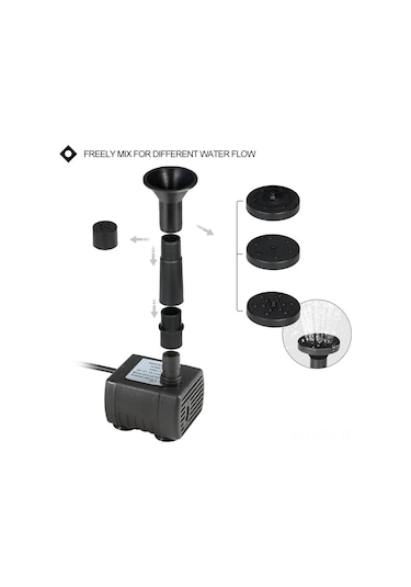 Padalink Güneş Enerjili Sürekli Akışlı Pompa - Yüksek Verimli, Hızlı Başlangıç, 170l/saat Debi, 75cm Lifting, 20000+ Saat Ömür, Çevre Dost