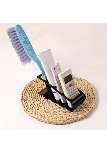 Hightower Beyaz 4 Yuvalı Uzaktan Kumanda Saklama Kutusu Kompakt Tv Radyo Cep Telefonu Beyaz