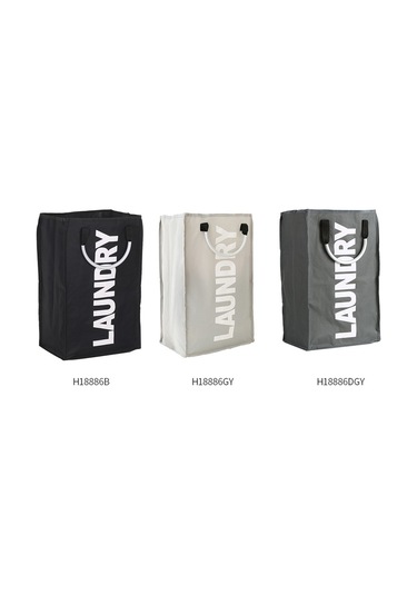 Cbtx Pratik Katlanabilir Kirli Giysileri Yıkama Çamaşır Sepeti Alaşım Saplı Dayanıklı Koyu Gri Diğer