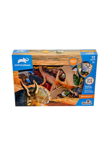 SH-D5903 Kutulu 12 Parça Dinozor Seti - Vardem Oyuncak