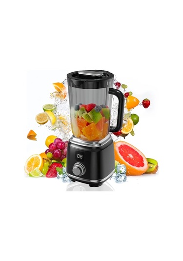 Besthome1 Black Nıj Mini Ev Tipi Meyve Sıkacağı Usb Şarjlı Portatif Blender Led Ekranlı Siyah