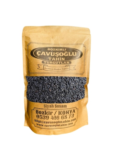 Bozkırlı Çavuşoğlu Doğal Siyah Susam 250 G