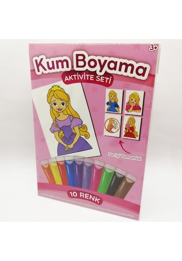 Masal Prensesi Kum Boyama Aktivite Seti