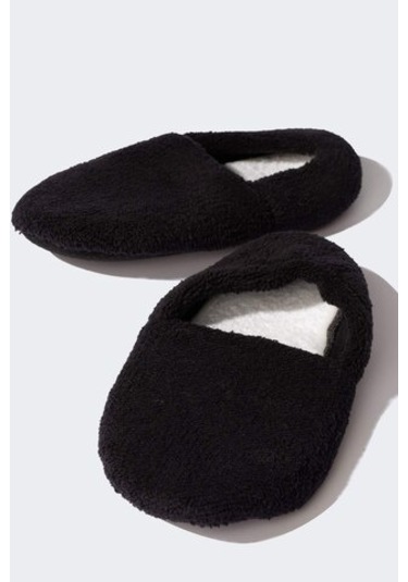 Defacto Erkek Düz Taban Pelüş Ev Patiği D3081ax24wnbk23 Siyah