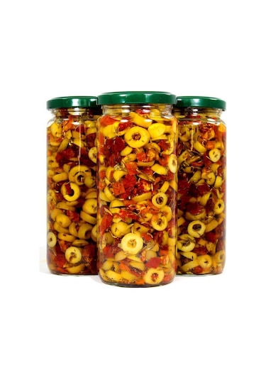 İzorya Zeytunca Domates Soslu Yeşil Zeytin 450 G