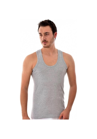 Seher Yıldızı Erkek Renkli Askılı Atlet 001 - 6 Adet 001