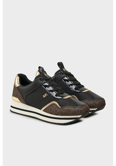 Michael Kors Bayan Ayakkabı 43r4rnfscd 007 Siyah-kahve Siyah-kahve Siyah - Kahverengi