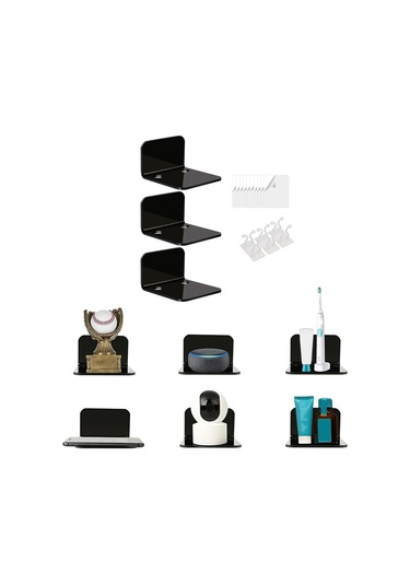 Suntek Akrilik Yüzer Raflar Koleksiyon Bitkileri Için Üst