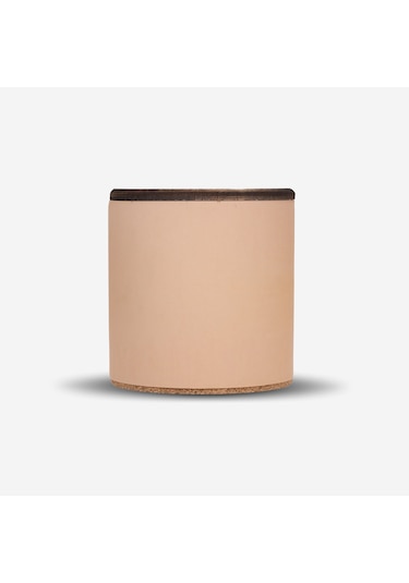 Amber Kokulu Doğal Soya Mum – Cereus Inytium Serisi El Yapımı Beton Kavanoz Mum 210 gr