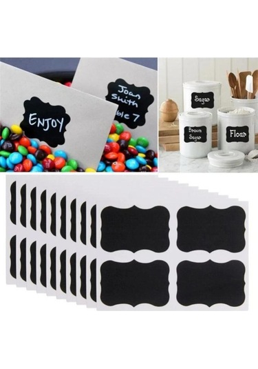 Mithra Life 25 Adet Kavanoz Baharat Kalemli Sticker Etiketi Mıt1102