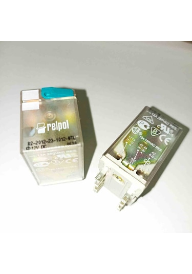 R2-2012-23-1012-wtl 12v 12a 2c 8pın Relpol Güç Röle