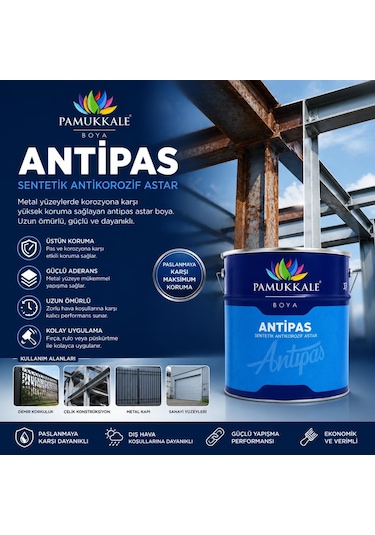 Pamukkale Sentetik Antipas 5 Kg Gri