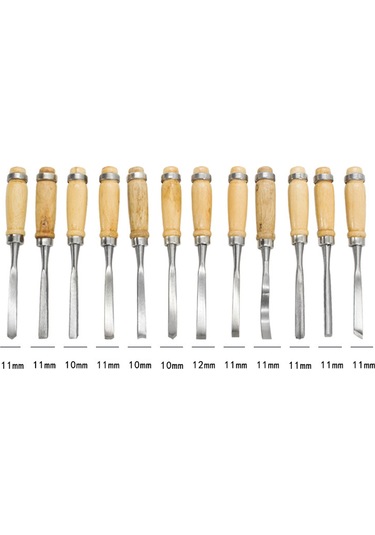 12 Adet Ahşap İşleme Kesici Seti Dıy Ahşap Oymacılık Aletleri Seti Çok Amaçlı Ev Aletleri Marangoz Meçhulleri Alet Seti İle Depolama Çantası
