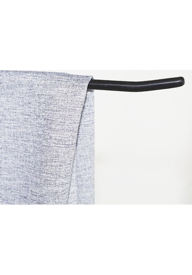 Dancemonkey Cbtx 10 Adet 35 Cm Kaymaz Pantolon Askısı, Z Şekilli Depolama Rafı - Gri Gri