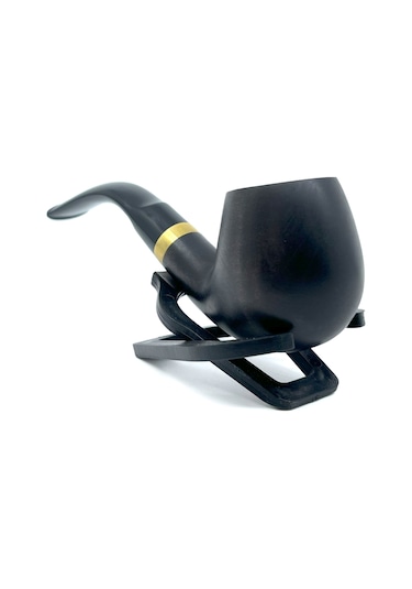 Pipsan Bent Apple 9 Mm Filtreli Pipo - Siyah 2400