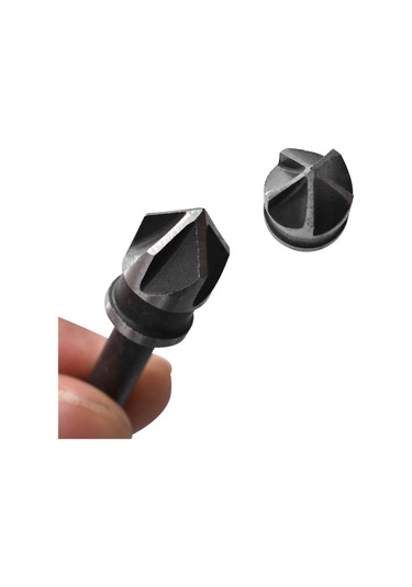 Adet 5 Kenarlı Pah Kırma Makinesi 90 Derece Pah Kırma Bıçağı 12-19mm Set