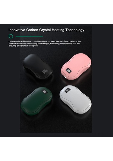 Padalink Kışın Taşınabilir El Isıtıcı Ve Powerbank - 3 Ayar, 5000mah, Hızlı Isınma Beyaz