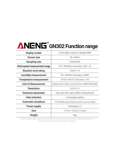 Conventions1 El Anemometresi 9999 Sayım Dijital 0.4 30.00 M/s