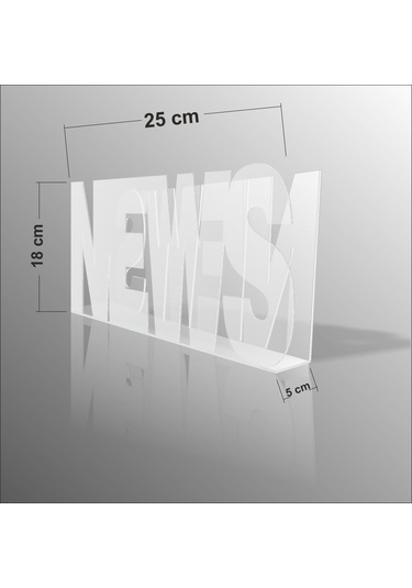 News Yazılı Şeffaf Gazetelik Broşürlük İnsörtlük Posta Kutusu