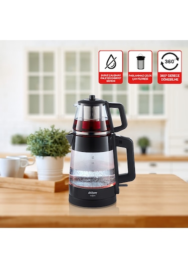 Arzum AR3136 Teamond 1.8 L 1800 W Çay Makinesi