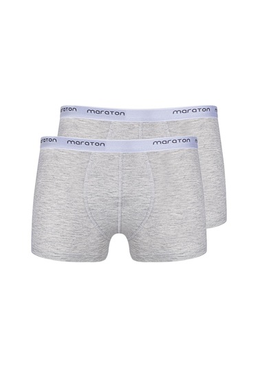 Maraton 2'li Erkek Ekru Boxer Ekru