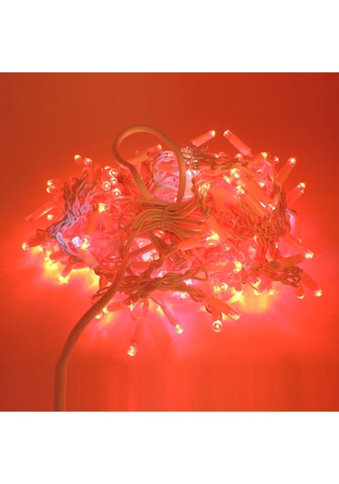 Sunlight Saçak Led Perde Aydınlatma 2m İç Dış Mekan Sarkıt Kırmız