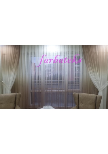 Brillant Tül Perde - Renk Geçişli Tül - Renkli Tül Perde