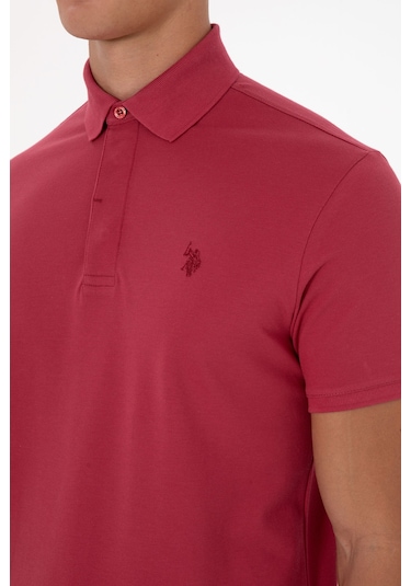 U.s. Polo Assn. Erkek Vişne Tişört Basic 50306015-vr223 Vişne