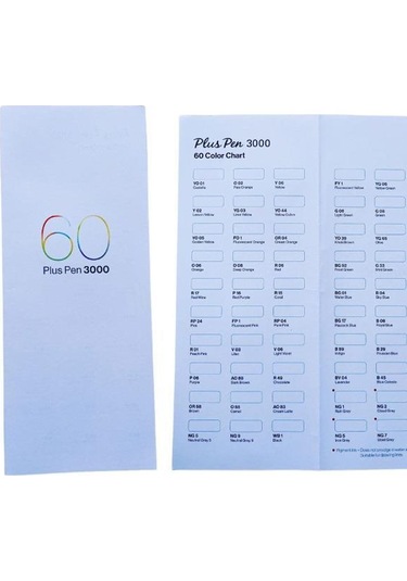 Monami Plus Pen 3000 Keçeli Kalem 60'lı Kutulu Set