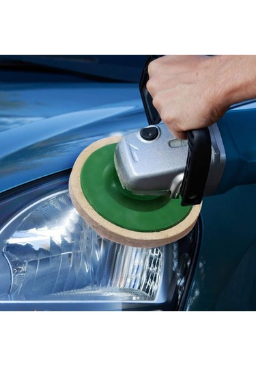 Symbee 10'lu Paket 100mm Yün Parlatma Diskleri - Açılı Taşlama Makinesi İçin Yüksek Hızda Temizleme Ve Cilalama