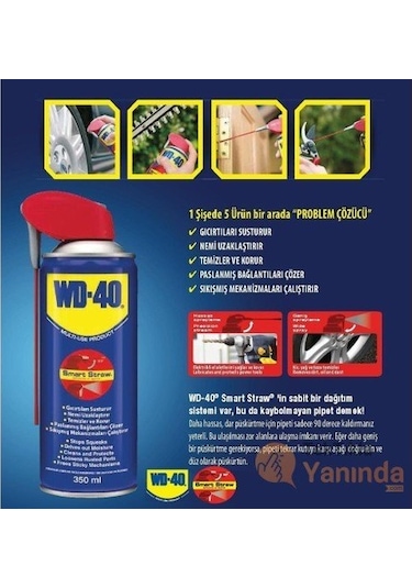 Wd-40 Wd-40 Yağlayıcı ve Pas Sökücü 2 Adet 350 ML