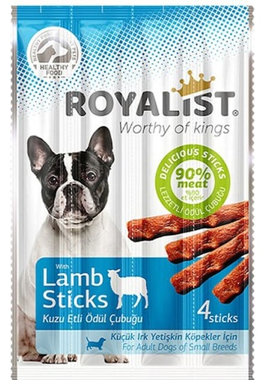Royalist Kuzu Etli Sticks Köpek Ödül Maması 20 G