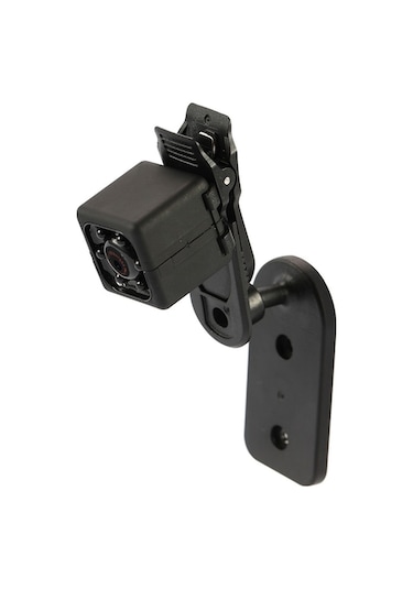 Siyah Mini Gönüllü Kayıt Kamera - 720p Gece Görüşü, Hareket Algılama, Dış Mekan Kaydedici