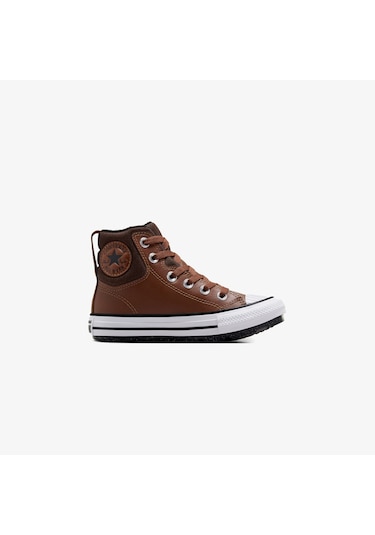 Converse Chuck Taylor All Star Berkshire Çocuk Kahverengi Deri Bot Düz A08443c Kahverengi