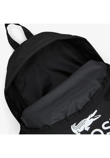 Lacoste Erkek Baskılı Siyah Sırt Çantası