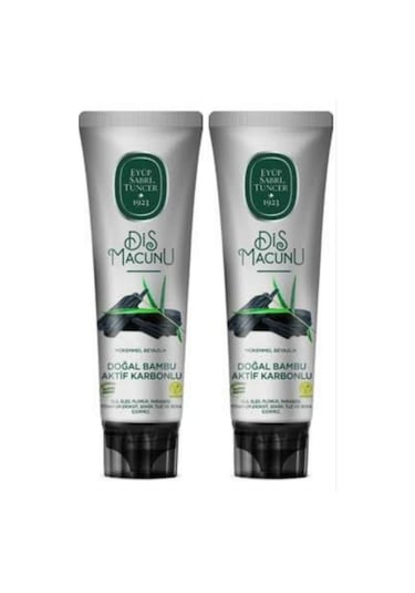 Eyüp Sabri Tuncer Doğal Bambu Aktif Karbonlu Diş Macunu 2 x 90 ML