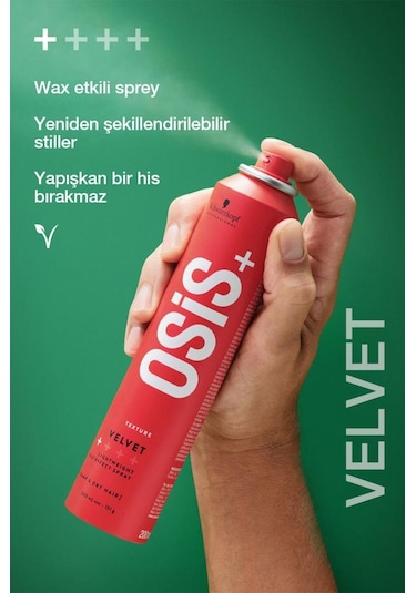 Schwarzkopf Osis Velvet Ultra Hafif Wax Efektli Sprey 200 ML