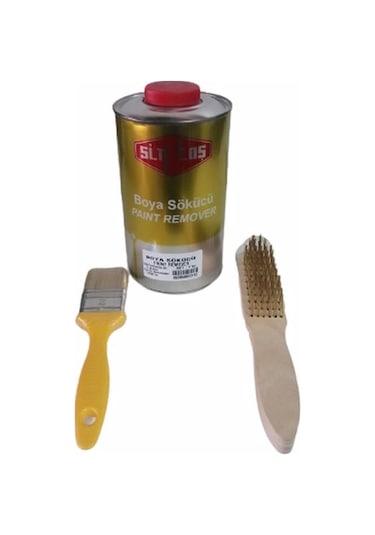 Sintaş Boya Sökücü ,Solver & Tel Fırça & 2 No Fırça 3 Lü Set