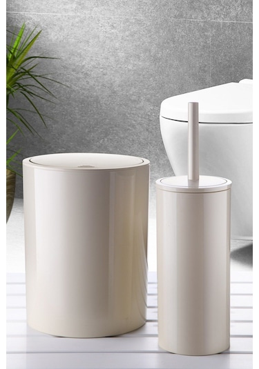 Primanova Flores 2'li Banyo Seti - Bej