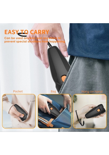 Moveevo Ultra Sonik Led'li Şarjlı Taşınabilir Köpek Havlama Susturucu - İç/dış Mekan