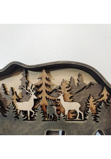 Premium Orman Elk Süslemesi Yaratıcı Kompakt Taşınabilir A