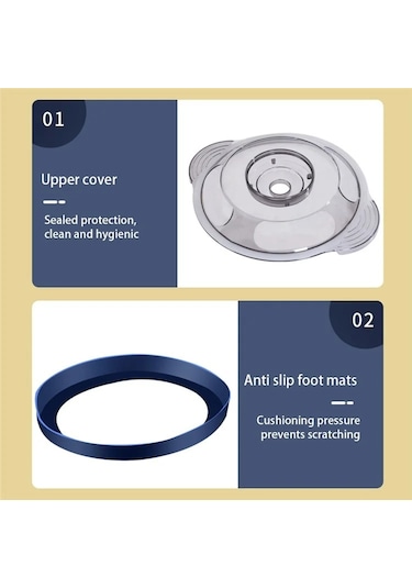 Cbtx 5 Vitesli Paslanmaz Çelik Gıda Parçalayıcı Elektrikli Makine 5 L