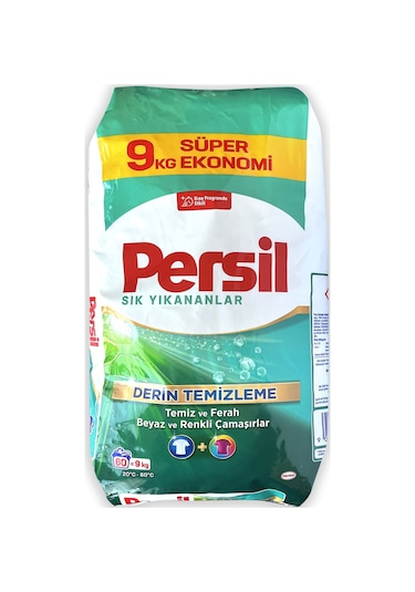 Persil 9 Kg Sık Yıkananlar Beyazlarlar Ve Renkliler İçin Toz Deterjan X 2 Adet 18 Kg