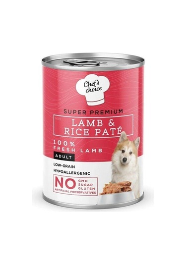 Chefs Choice Kuzulu Pirinçli Ezme Köpek Konservesi 400 Gr