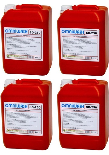 Omniwash Sd-250 Sıvı Arap Sabunu 4 X 5000ml 4'lü Set